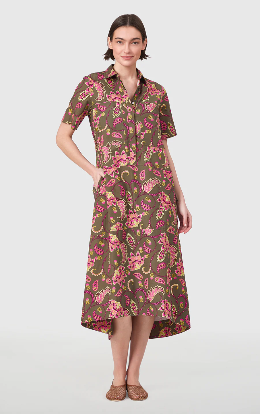 City Dress, Raspberry Garden