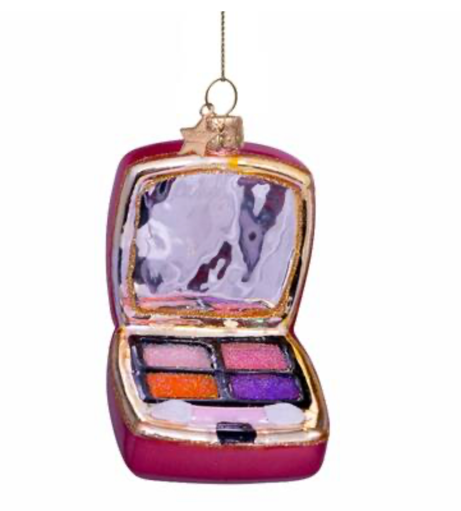 Ornament glass orange pink eyeshadow palette