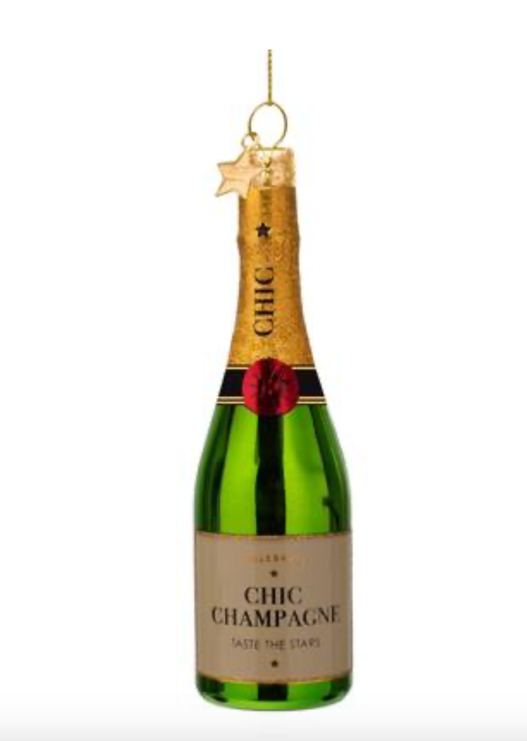 Ornament glass green luxury champagne