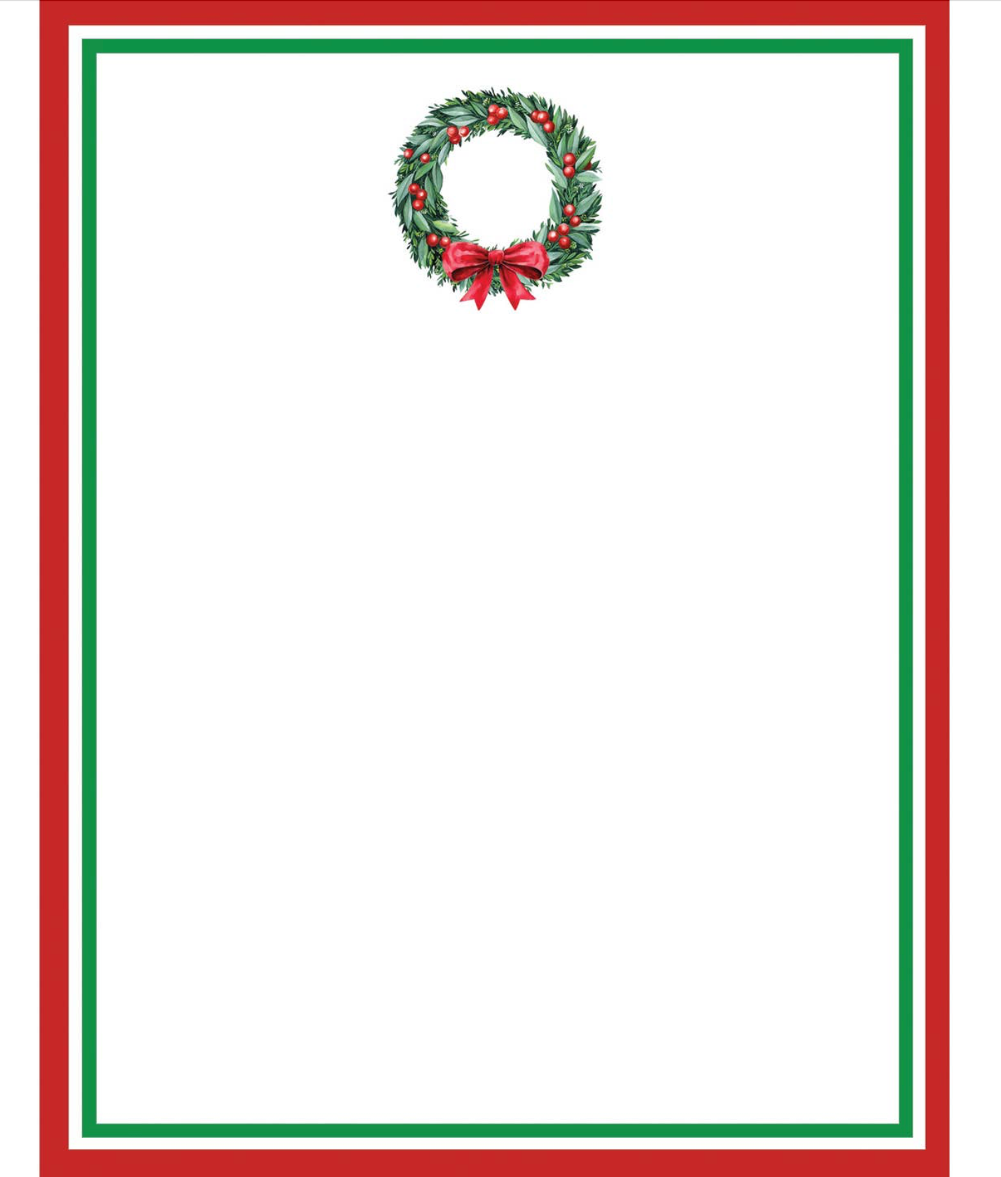 Berry Wreath Notepad