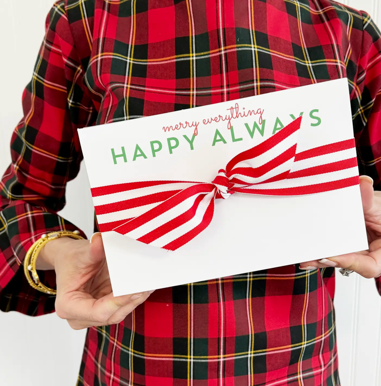 Merry Everything Happy Always Slab Notepad