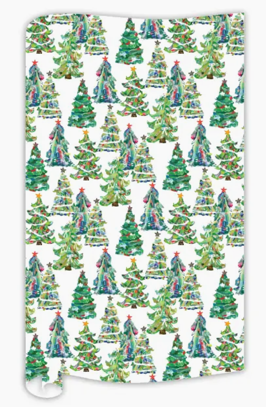 Christmas Tree Trio Pattern Wrapping Paper