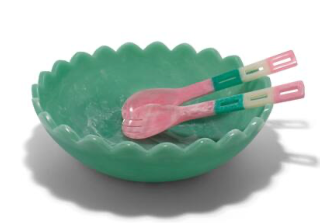 Bowl resin green