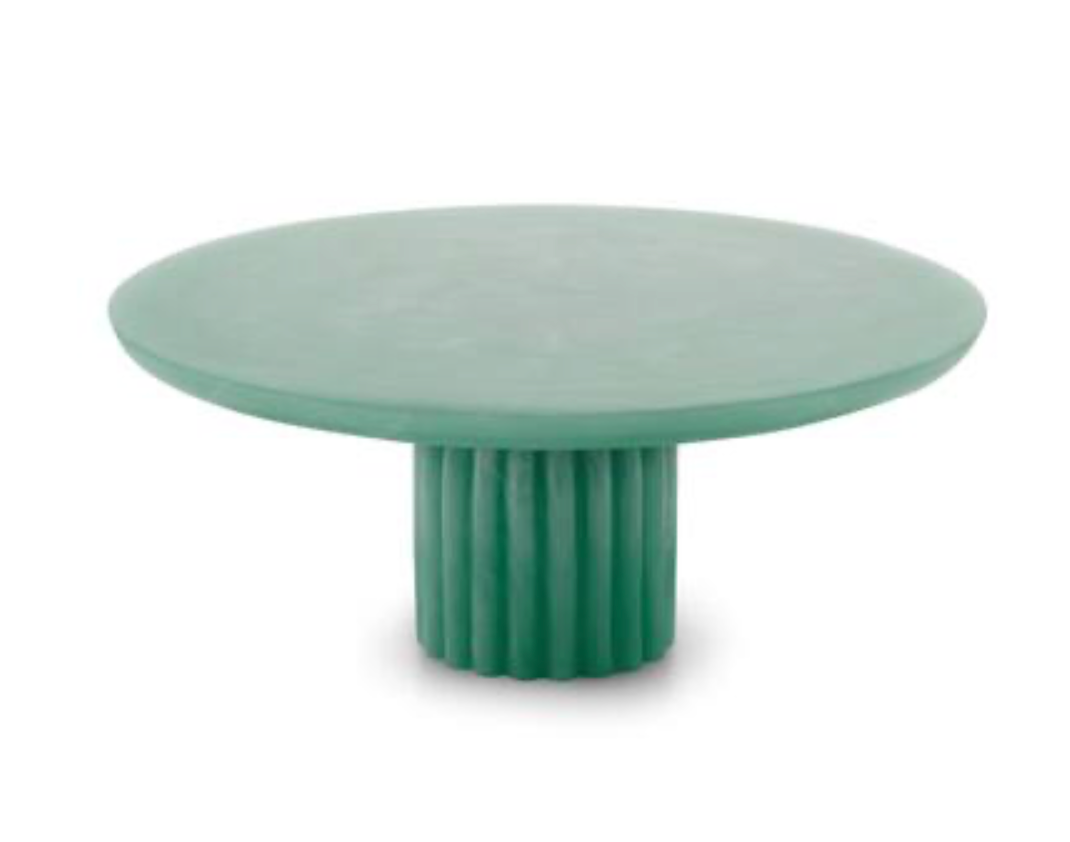 Cake stand resin green