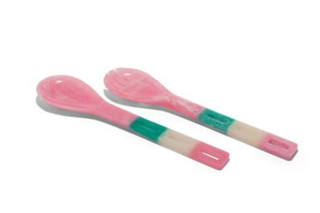 Salad server resin set