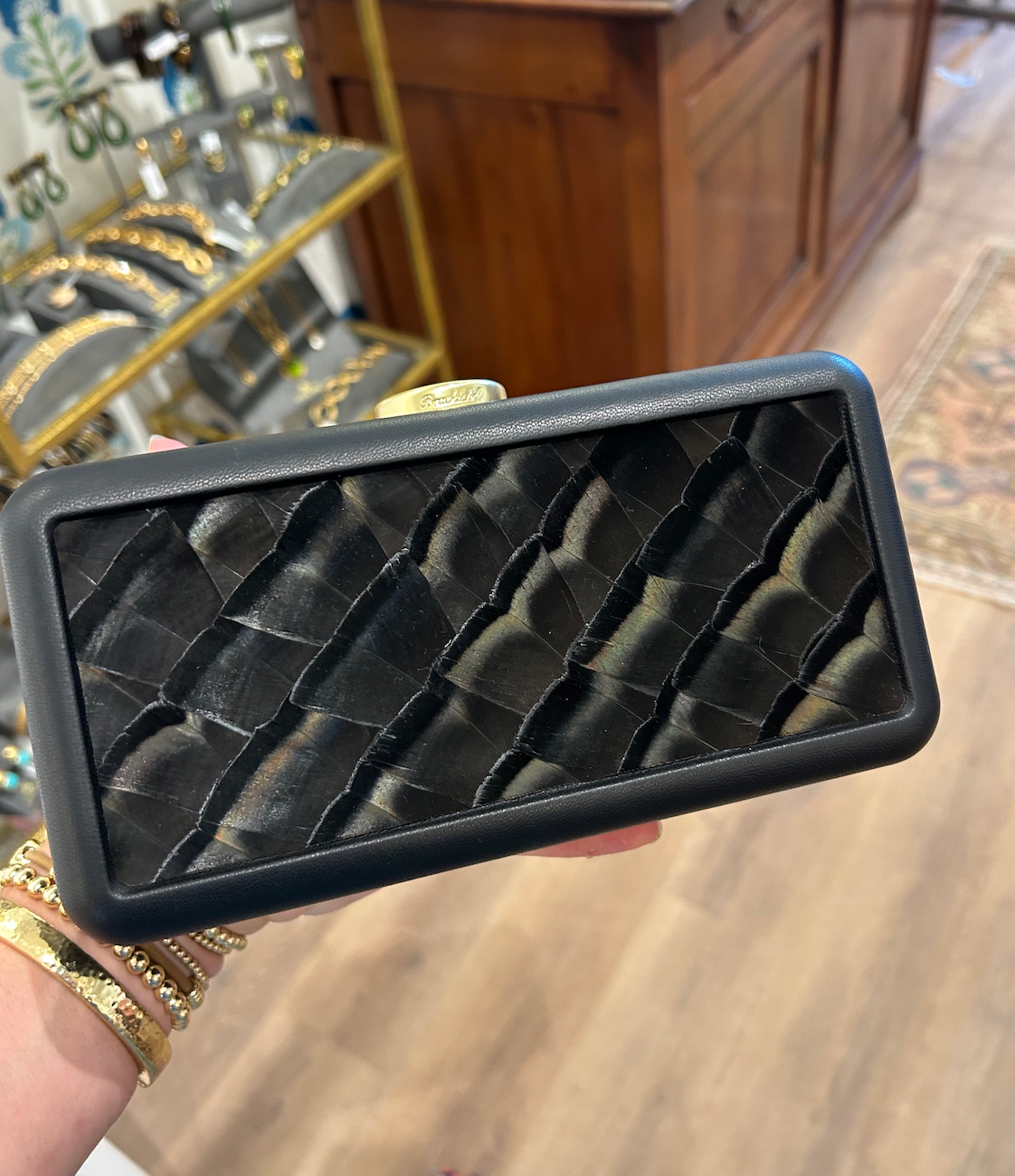Le Marais Slate Clutch