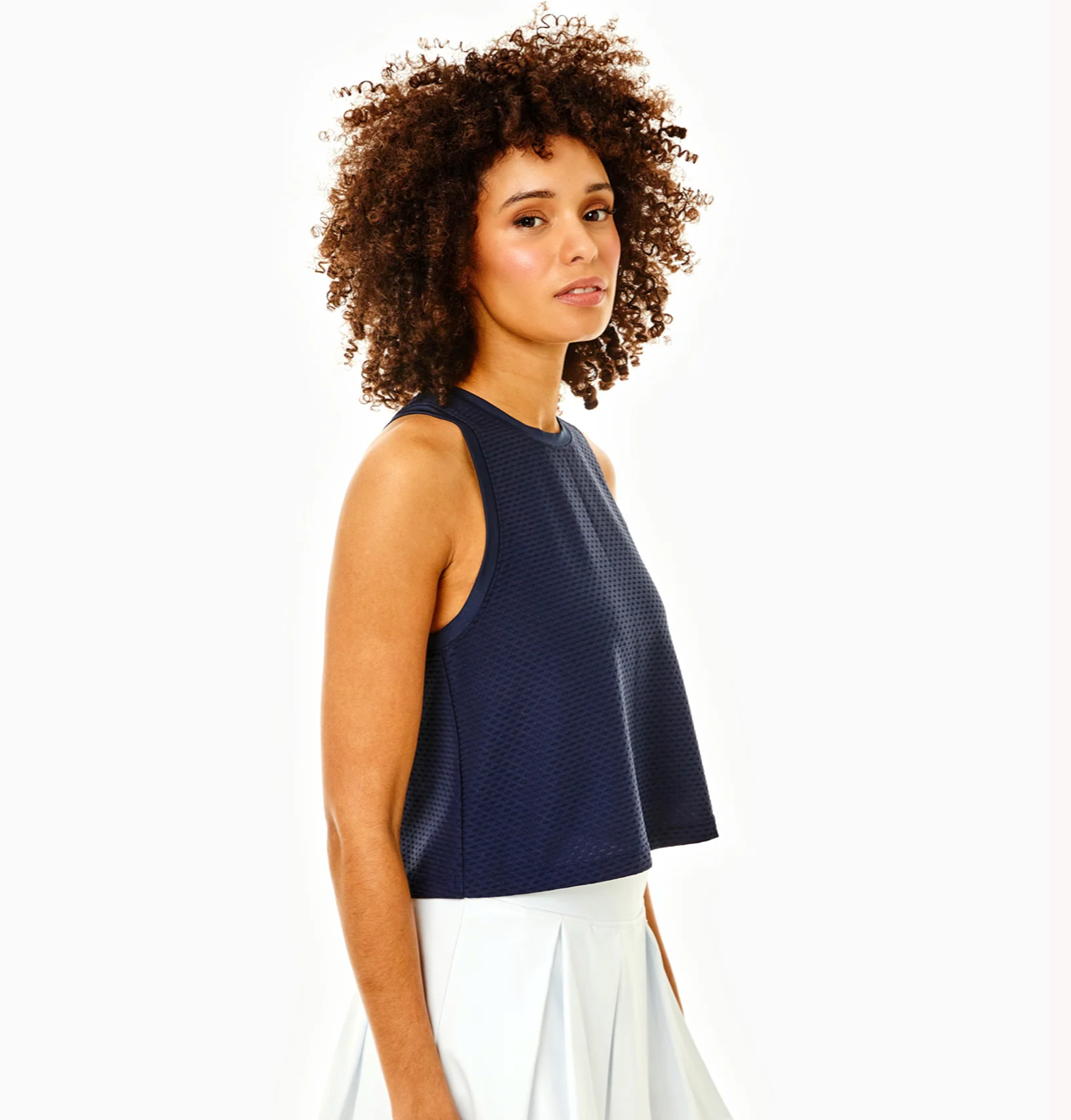 Active Mesh Everyother Day Tank, Navy