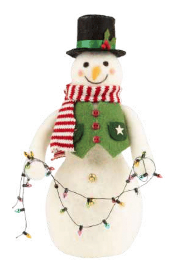 Felt snowman