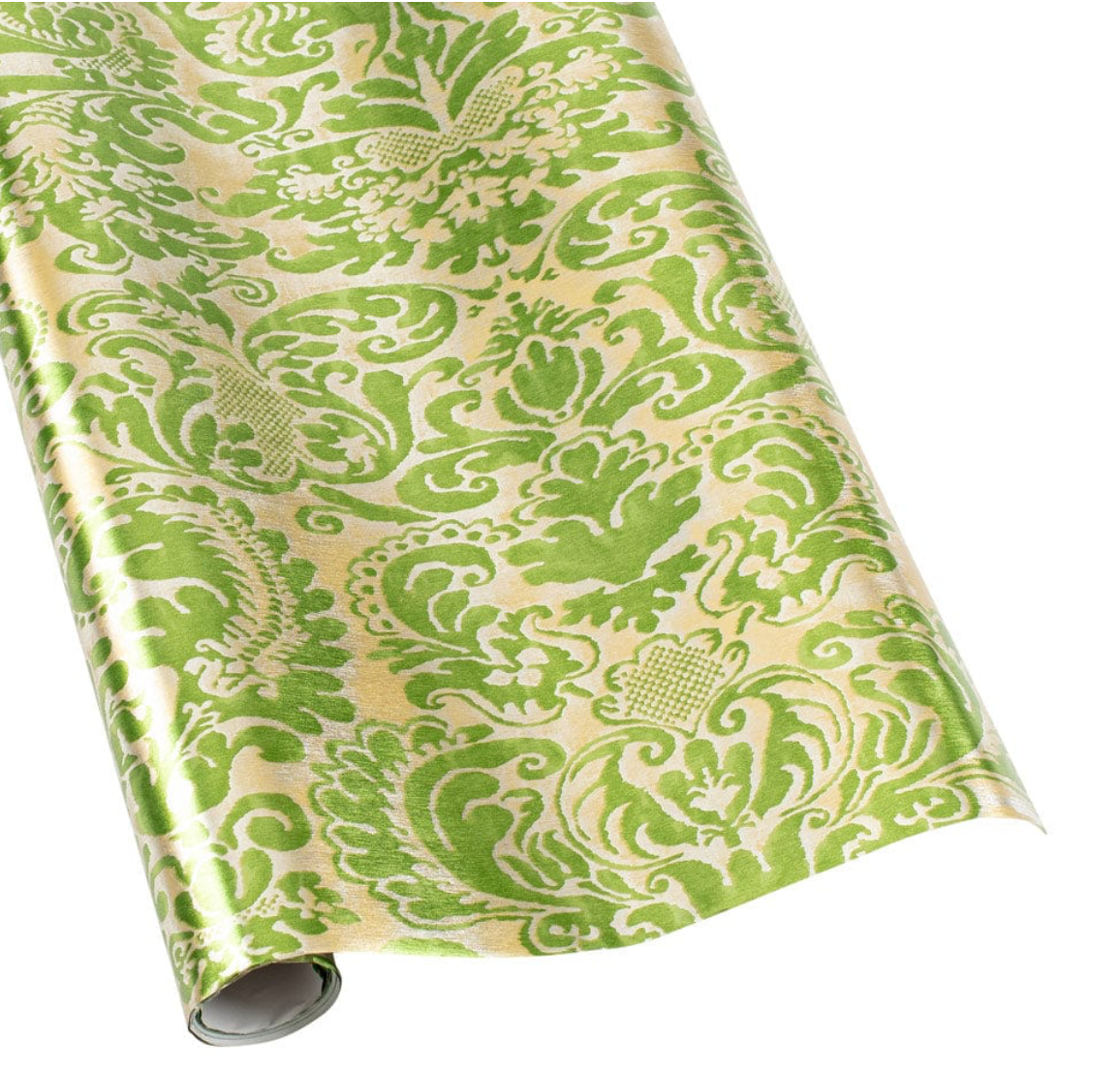 Palazzo Foil Metallic Wrapping Paper- green