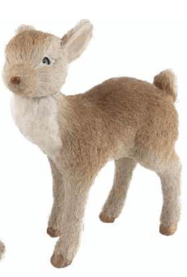 Grass covered fawn pieces