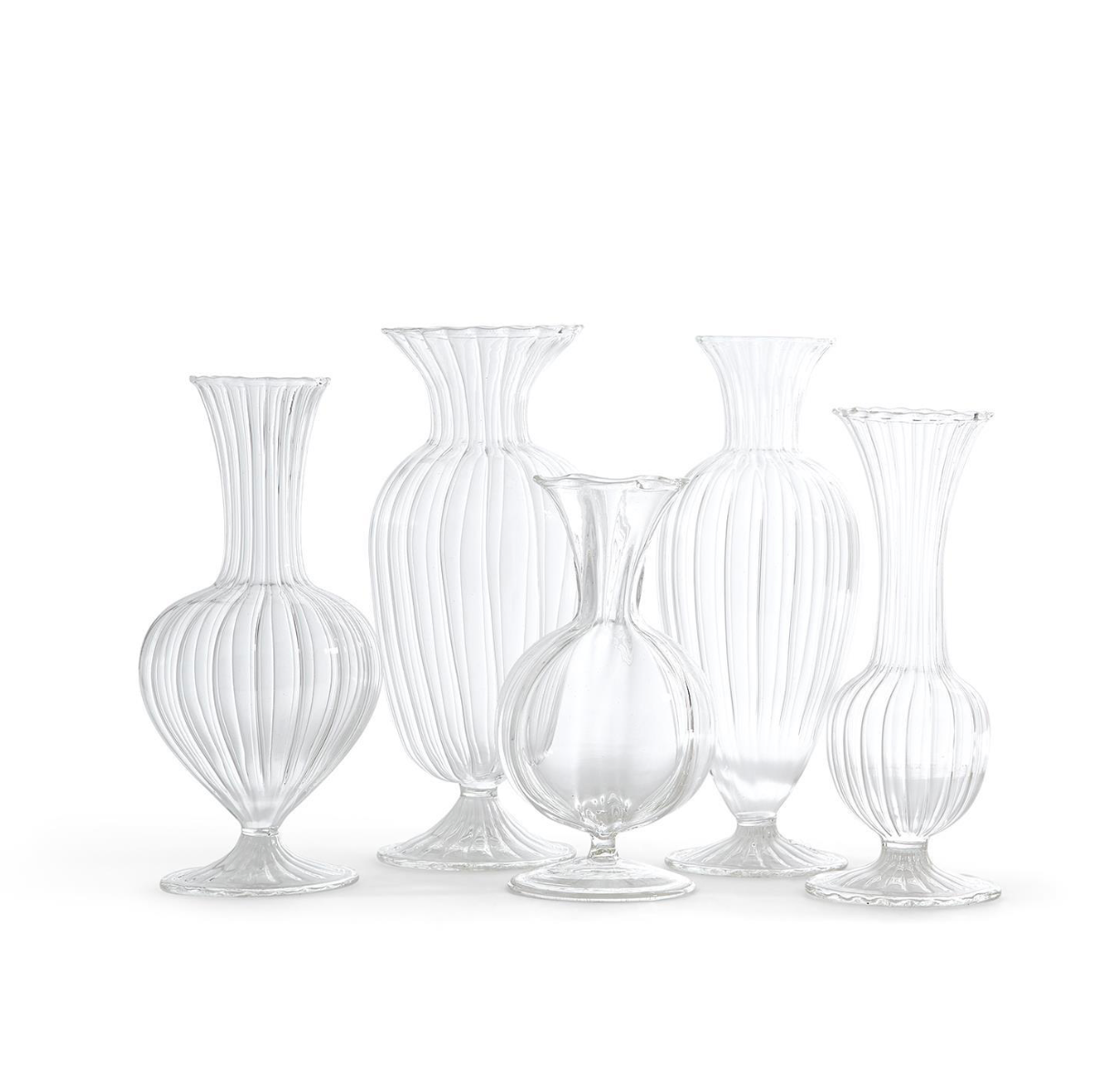 Verre Fluted Vases
