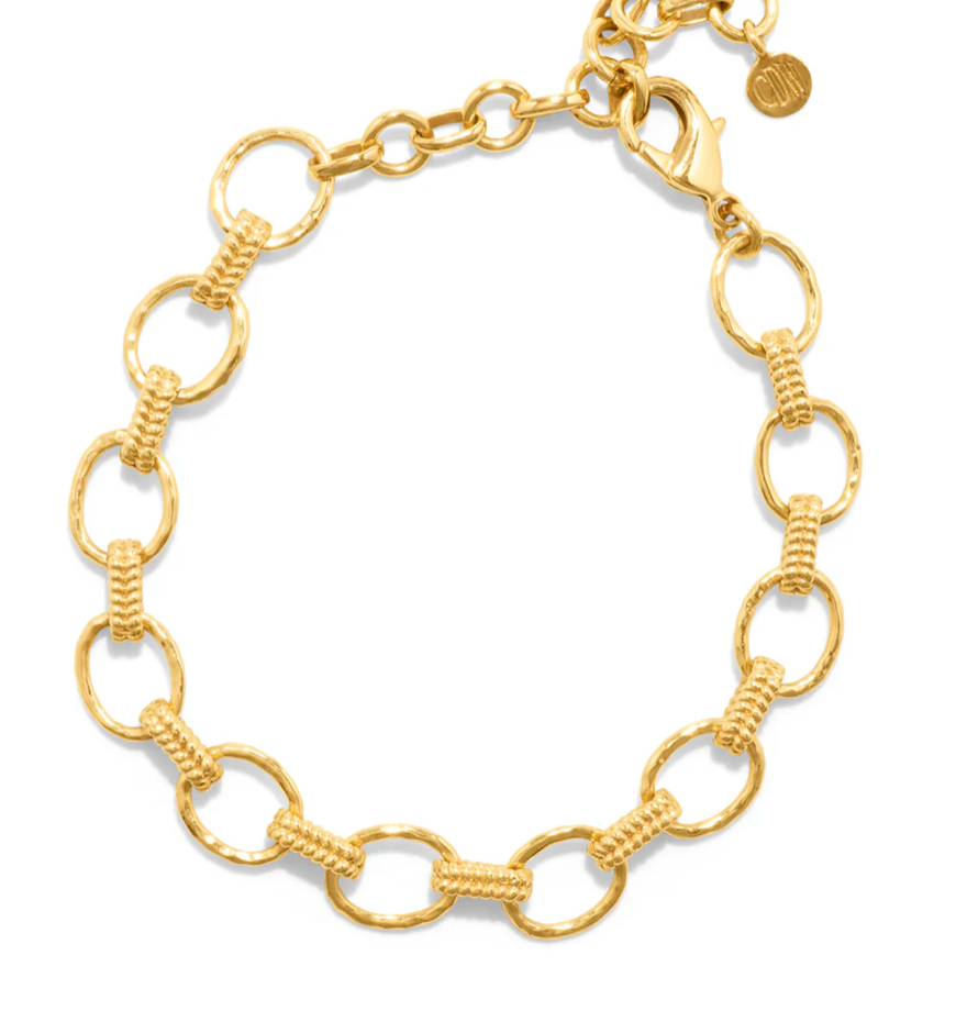 Cleopatra Small Link Bracelet- Gold