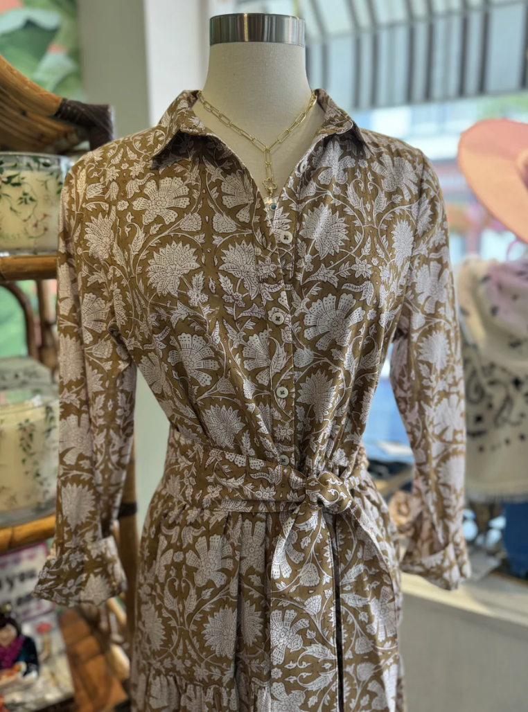 Marea Flounce Shirt Dress | Tinsel Lorient