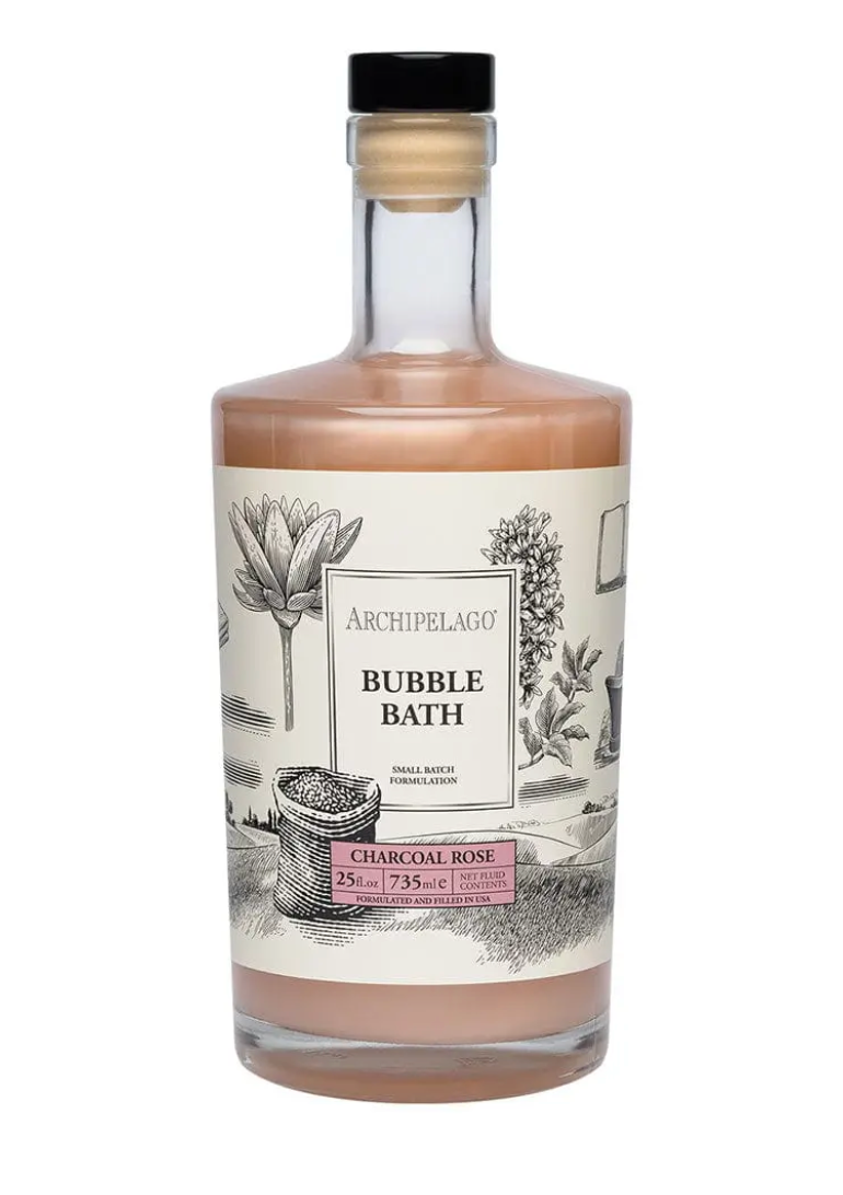 Charcoal Rose 25 oz. Luxury Bubble Bath