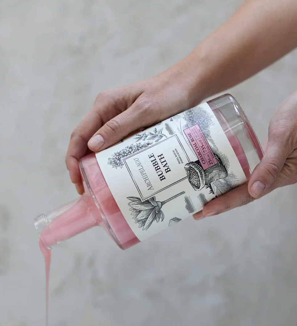 Charcoal Rose 25 oz. Luxury Bubble Bath