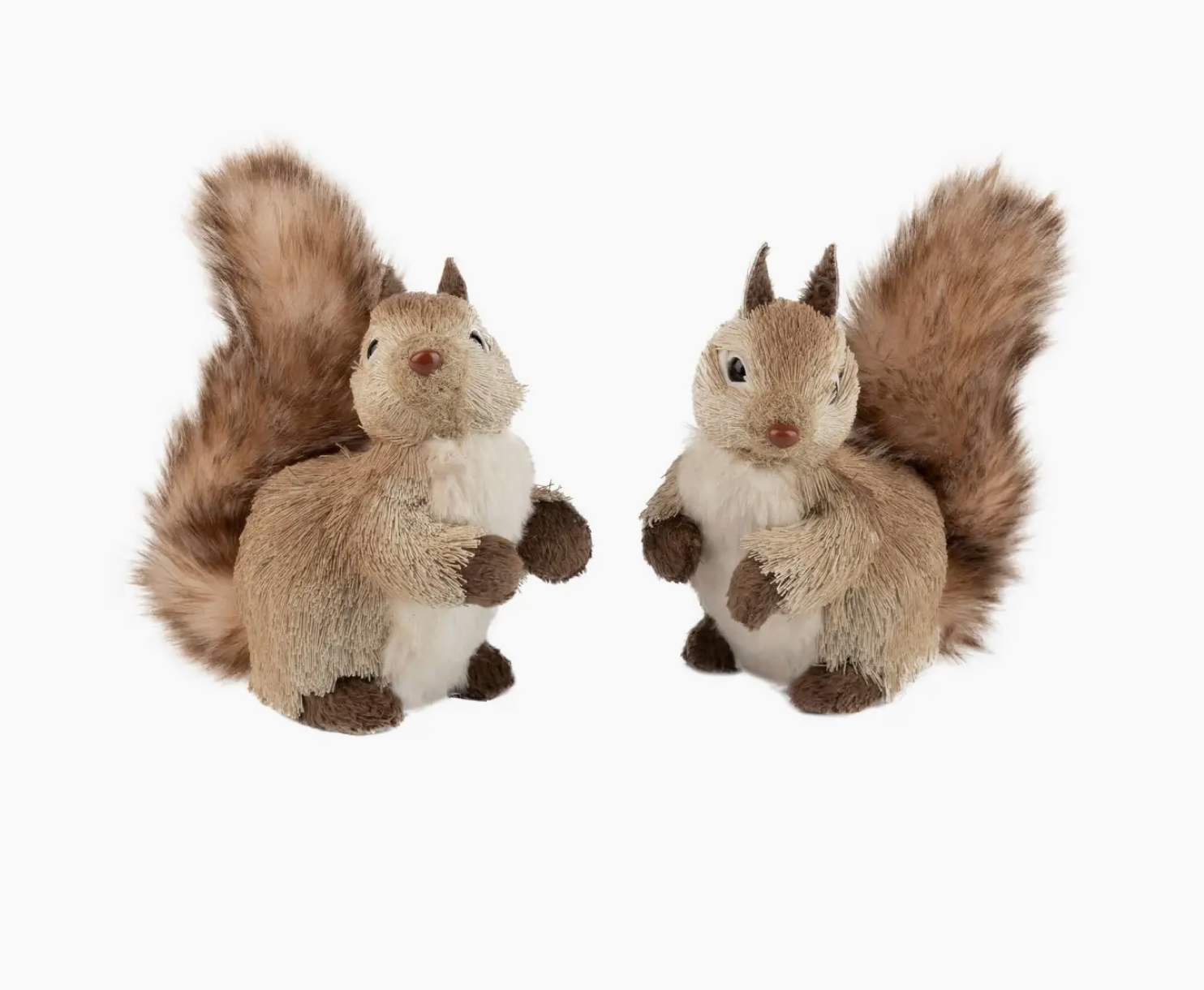 Squirrel Table Piece with Plush Tails