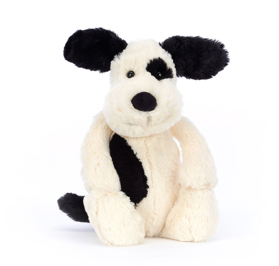 Bashful Black & Cream Puppy