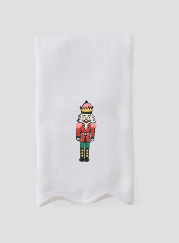 Nutcracker Scalloped Bath Towel