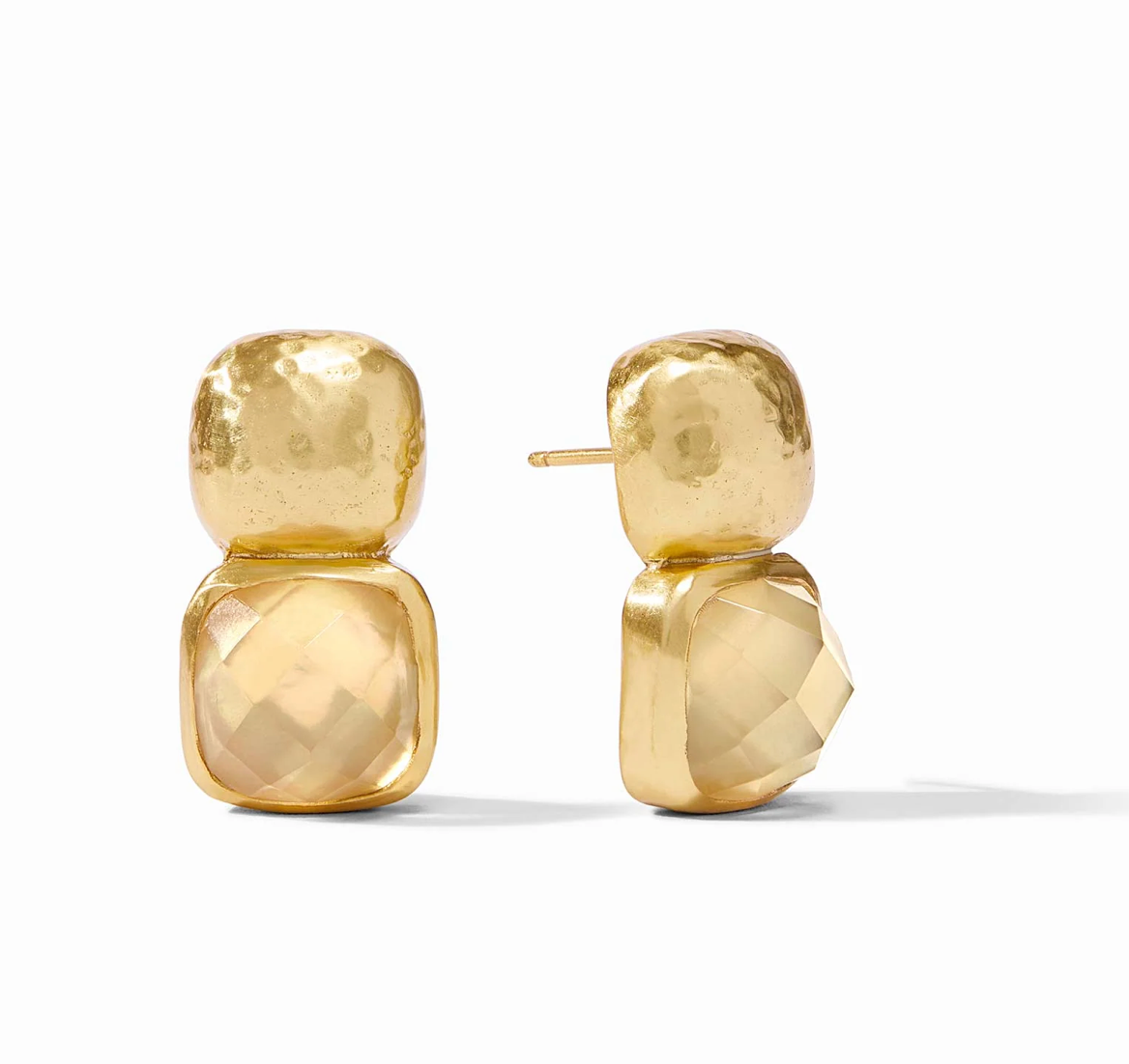 Catalina Stud Earring- Iridescent Champagne
