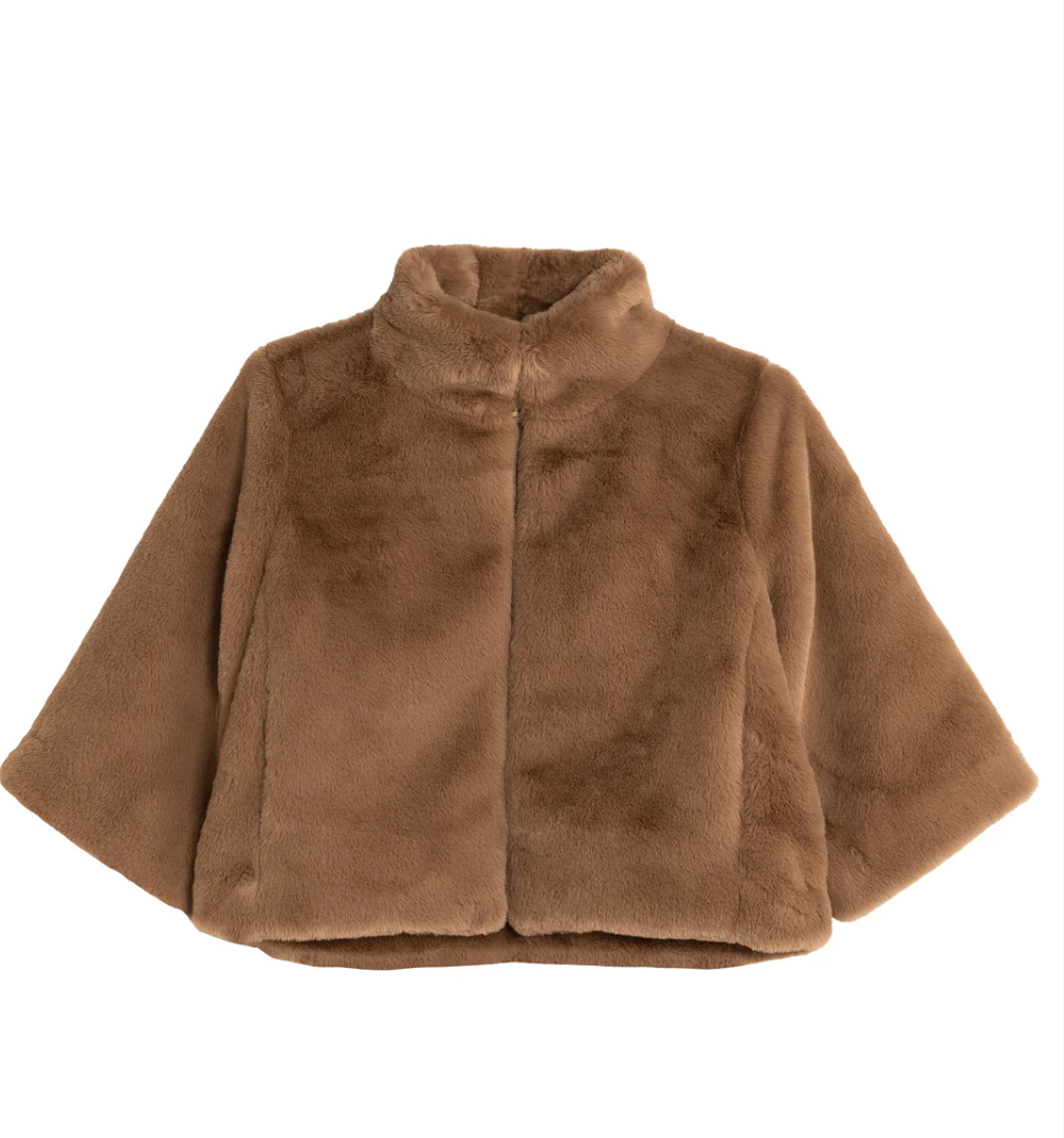 Sheared Mink Faux Fur Jacket