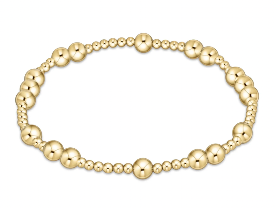 hope unwritten 5mm bead bracelet- extends