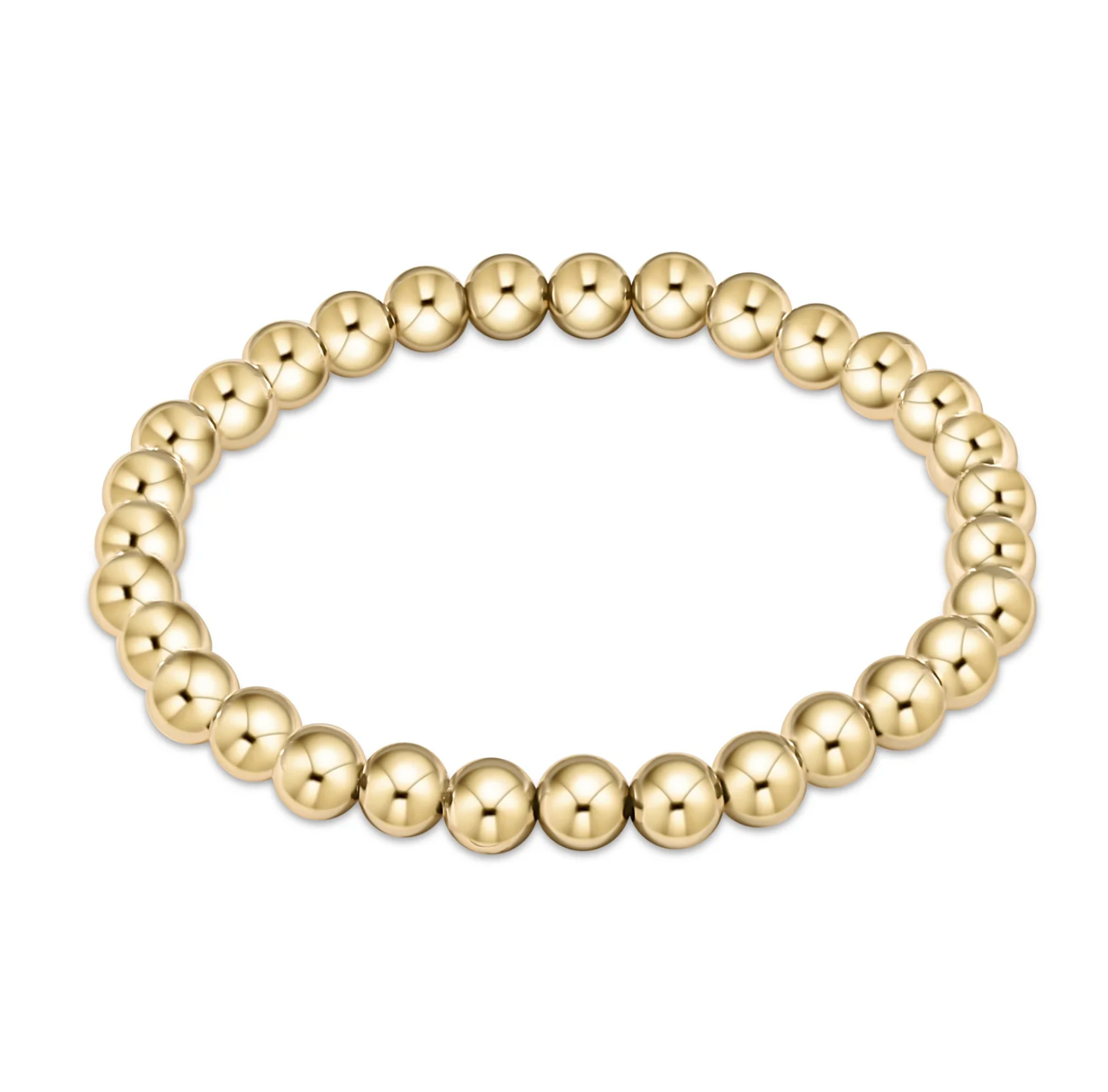 Enewton Extends - classic gold 6mm bead bracelet