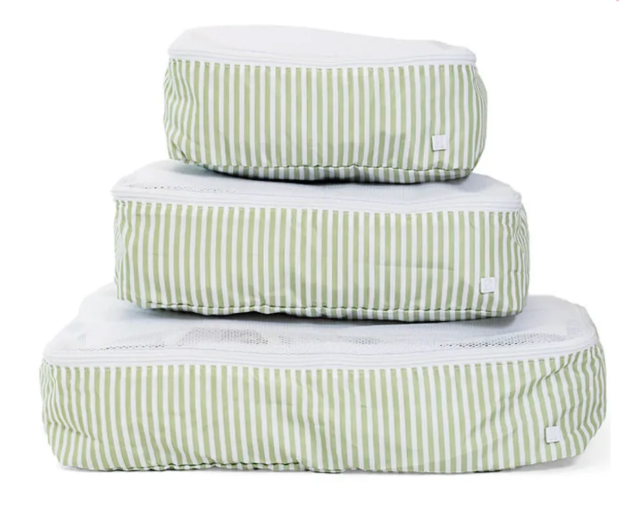 Luxe Packing Cubes- Pimlico Stripe Sage