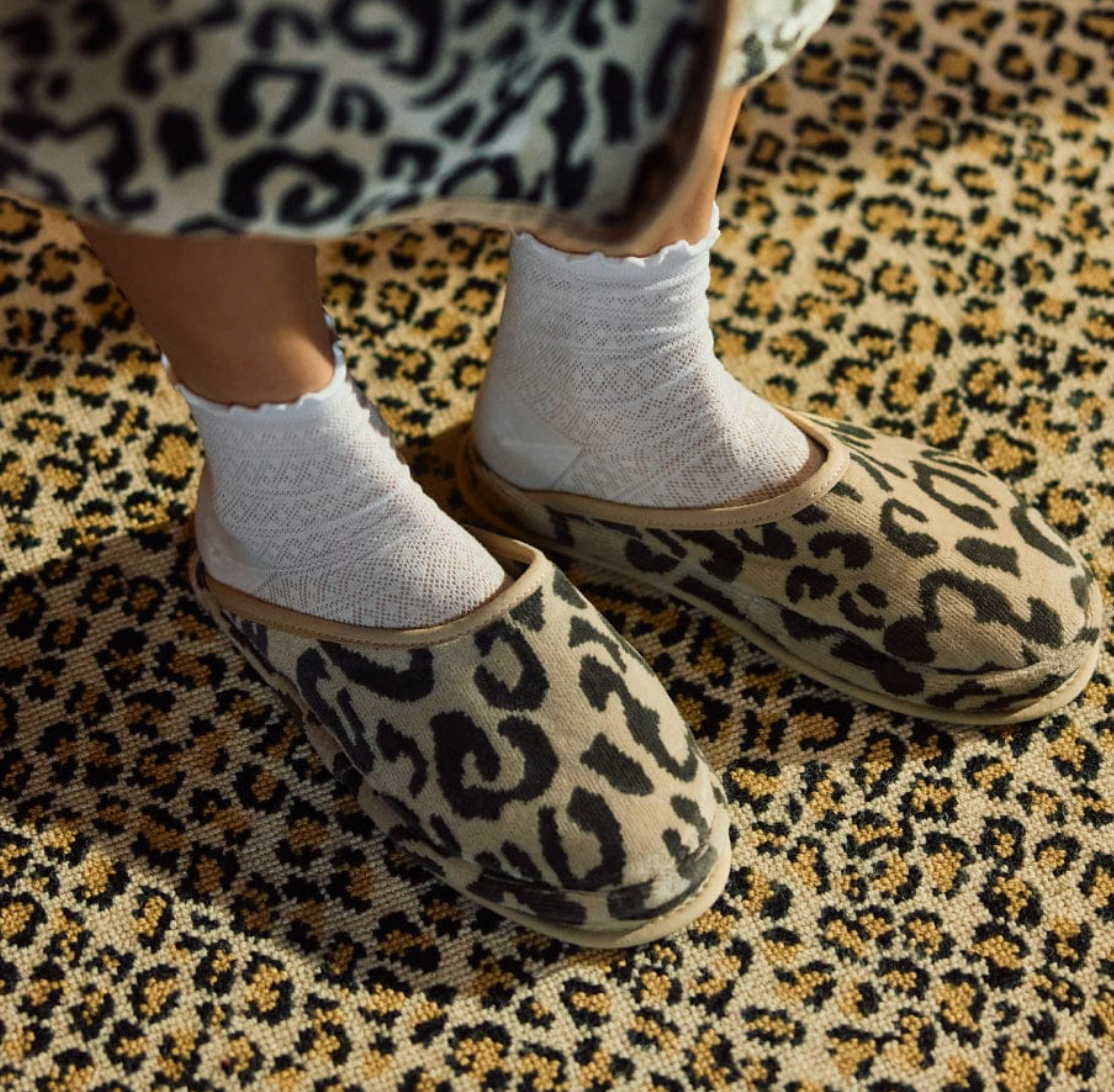 Weezie Leopard Slippers
