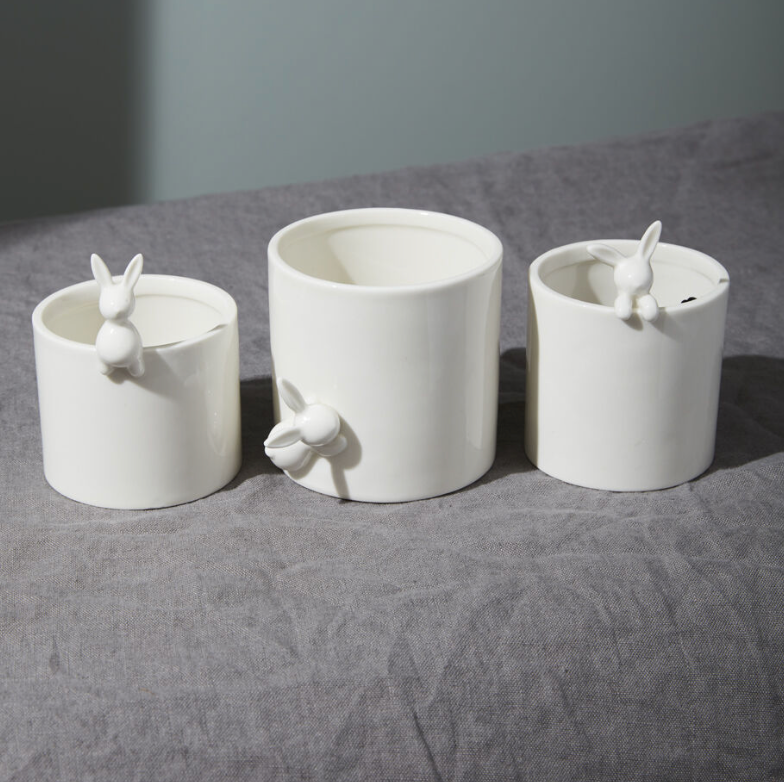 Peeking Bunny Pots