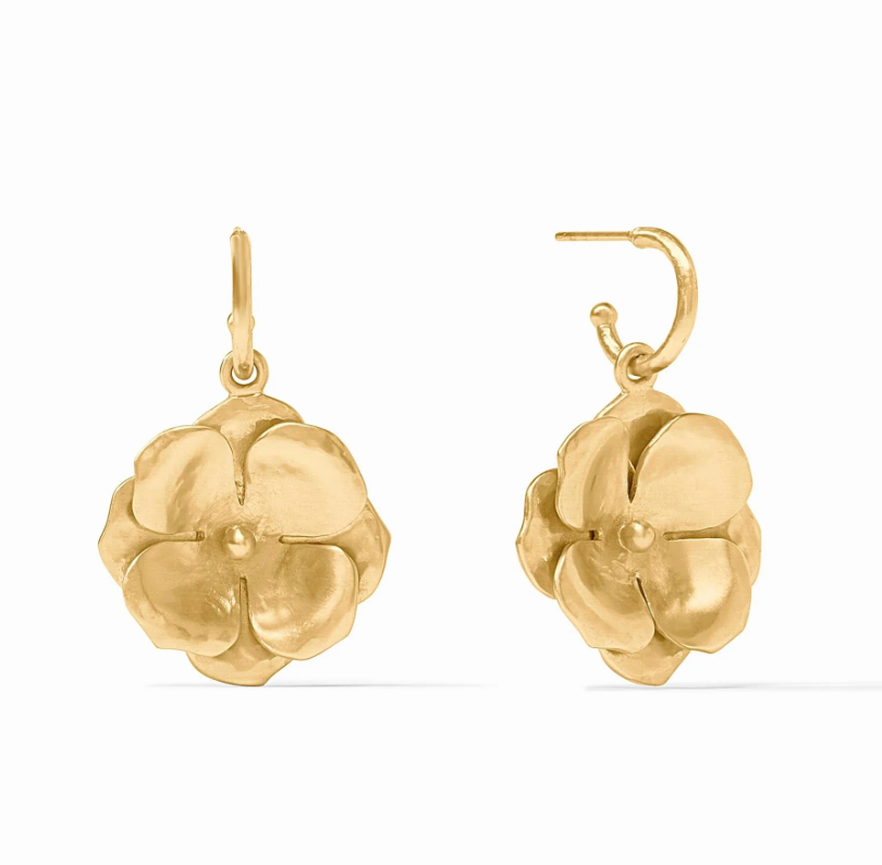 Bloom Hoop & Charm Earring