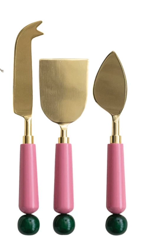 Stainless Steel Cheese Knives Set