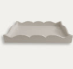 Scalloped Book Topper Tray