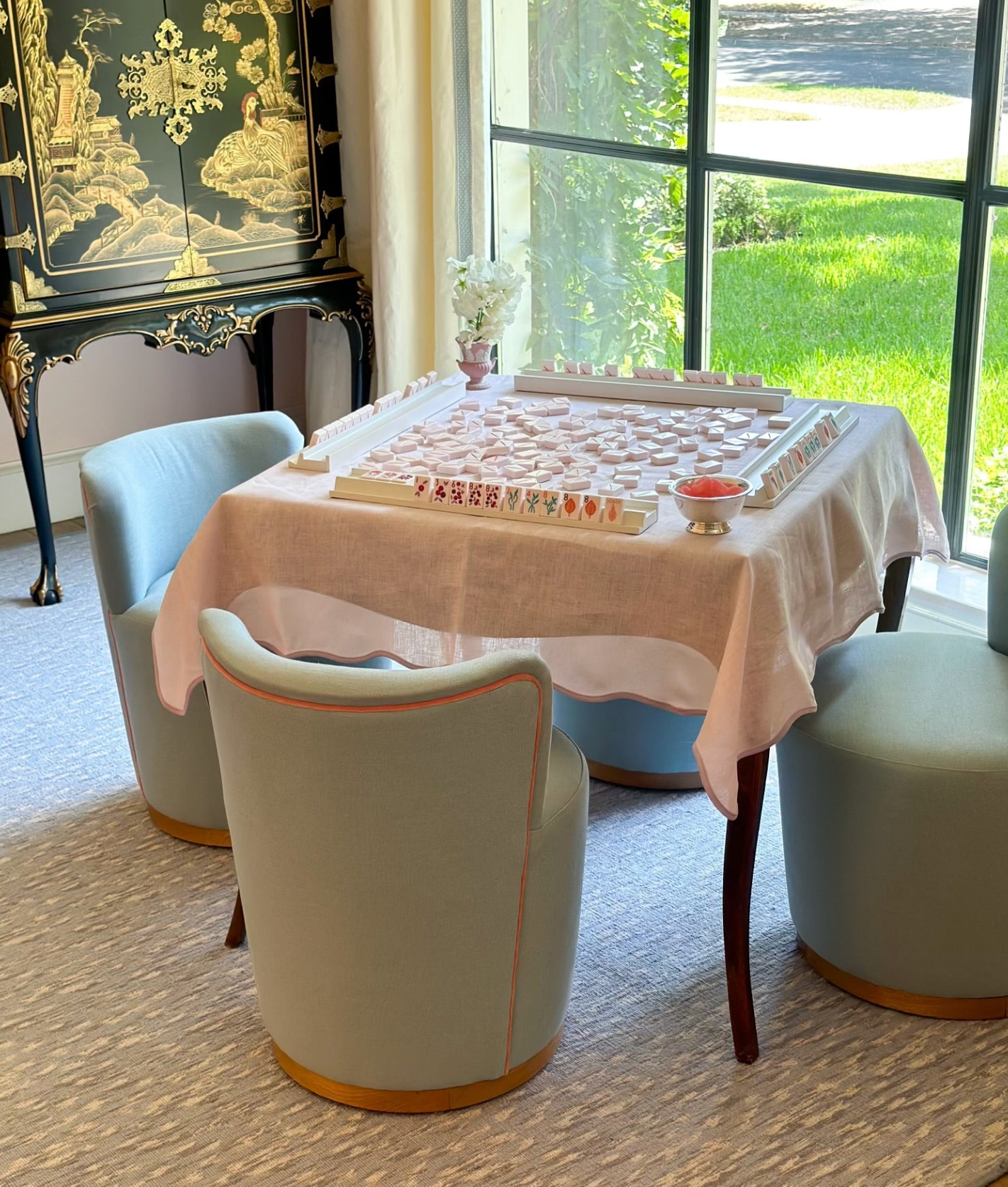 Linen Game Tablecloth
