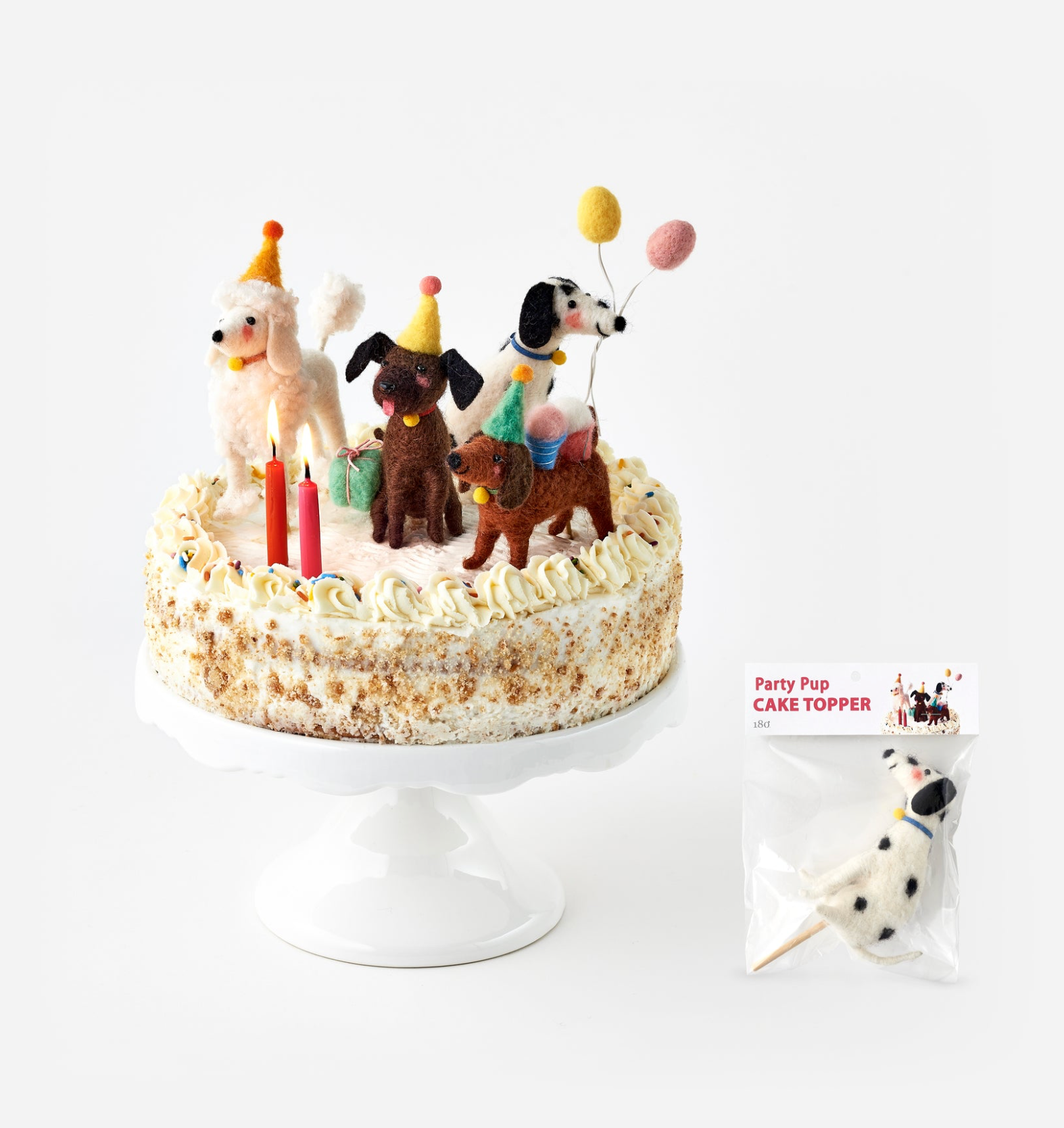 Party Pup Cake Topper