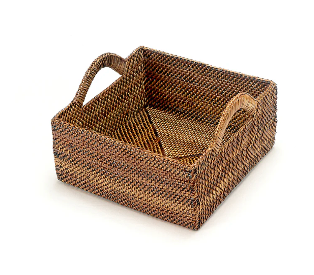 Square Basket with Handles
