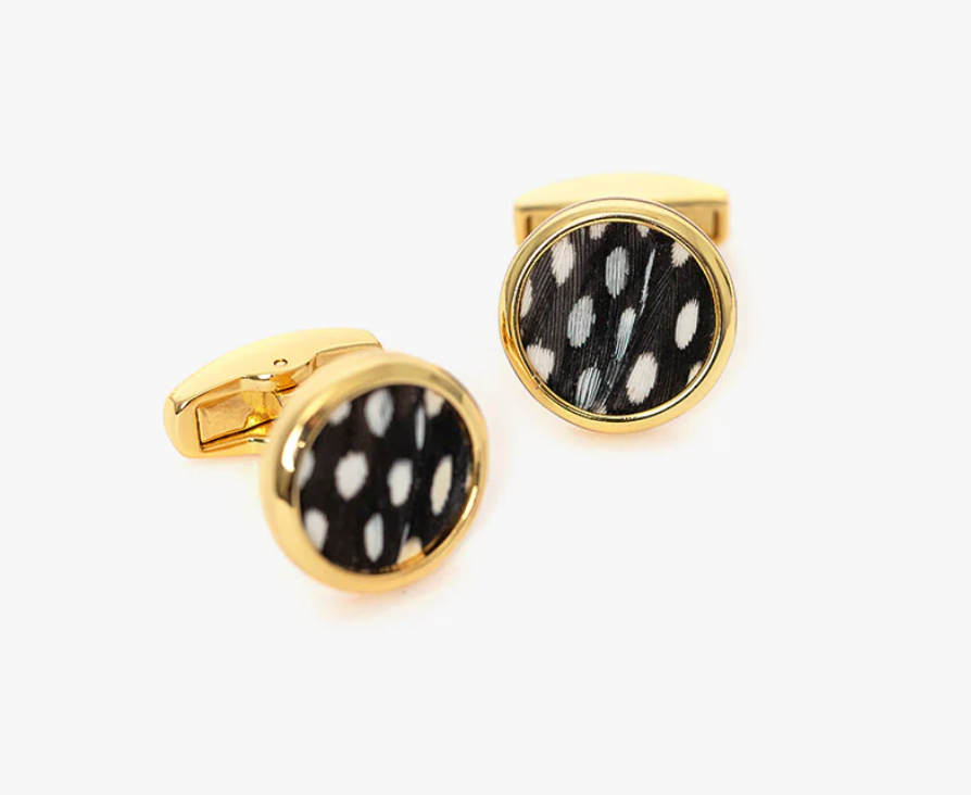 BEAR CUFFLINKS GOLD