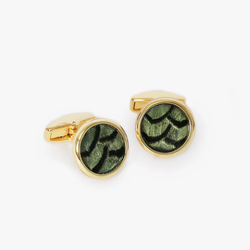 DEWEES CUFFLINKS GOLD