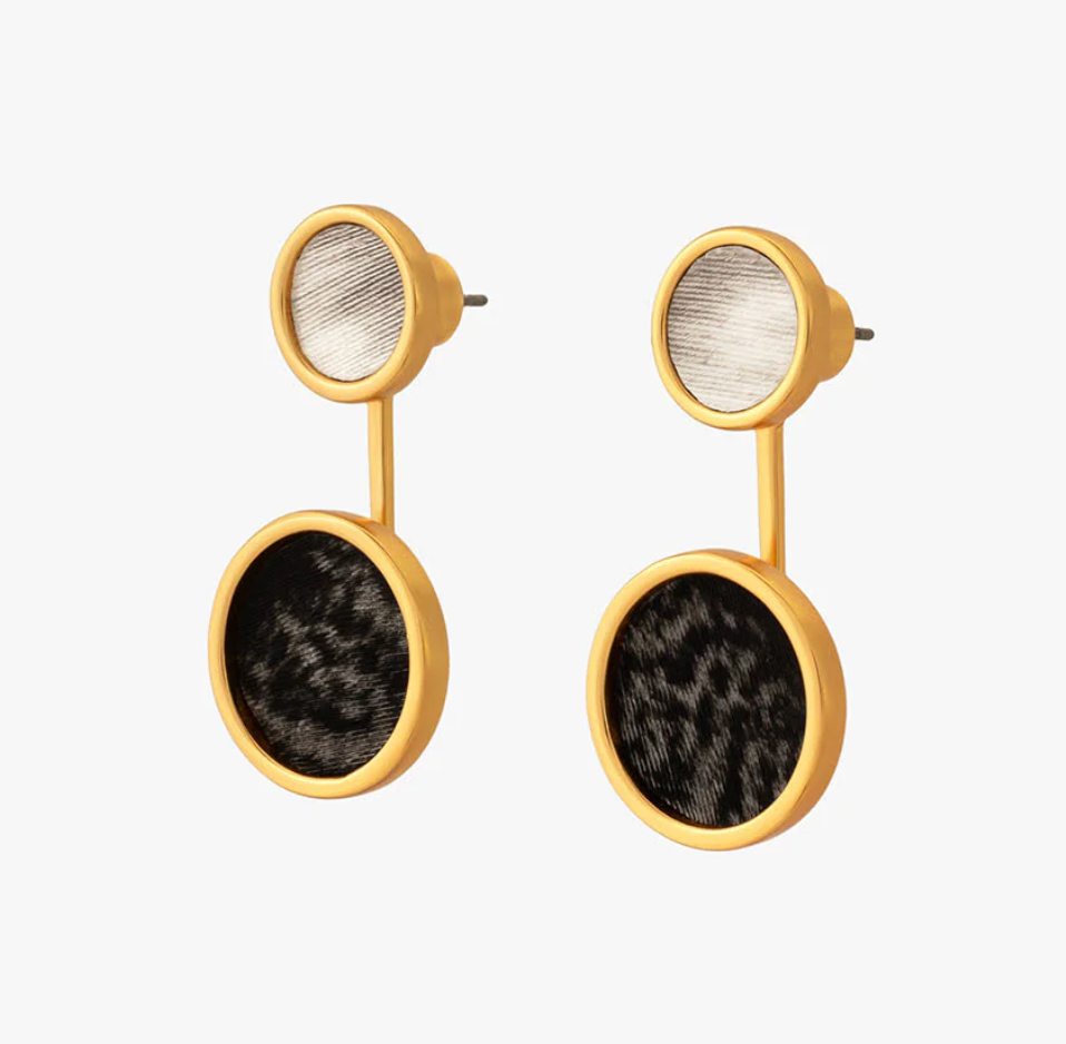 RILEY BEZEL JACKET EARRING