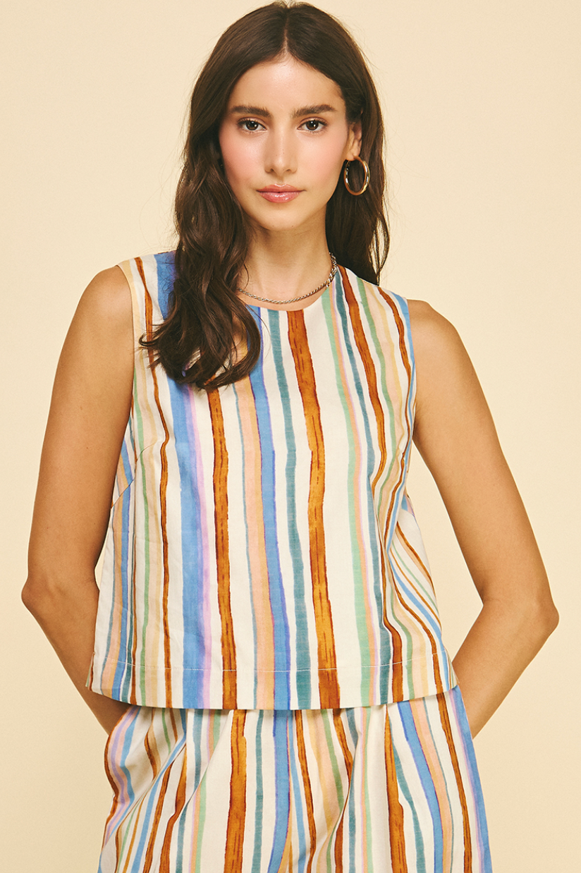 MULTI COLOR STRIPE TOP