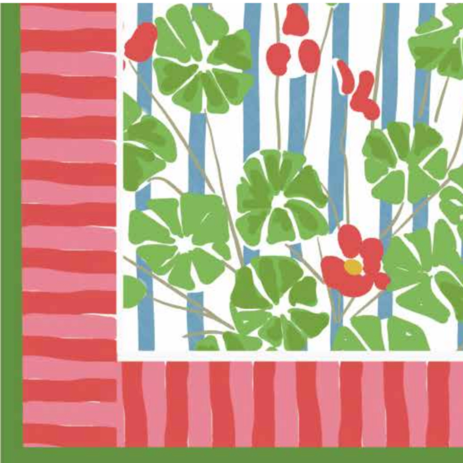 Geranium Carnival Tablecloth