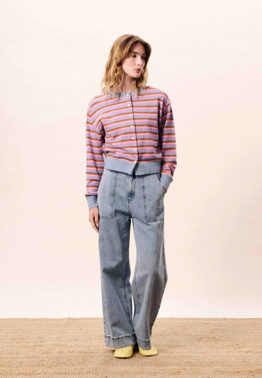 LIGHT BLUE CARDIGAN ADRIA