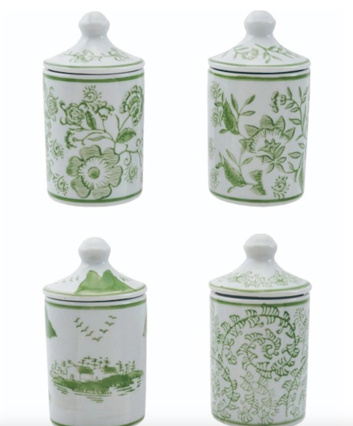 Hand Stamped Stoneware Spice Jar w/ Pattern