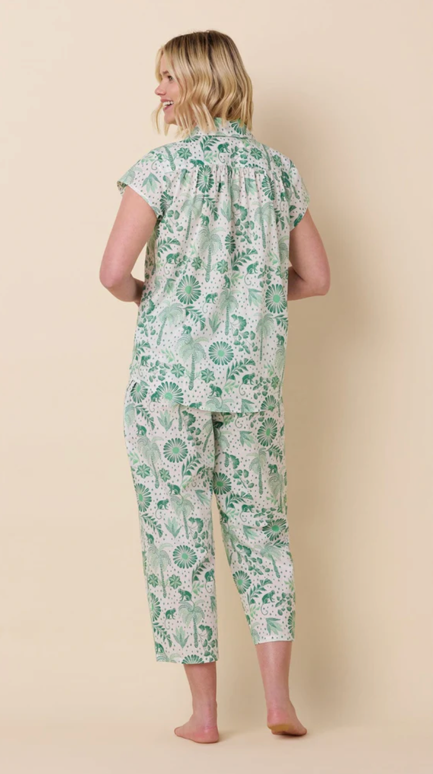 Palmera Luxe Pima Capri Set - Palmera Green
