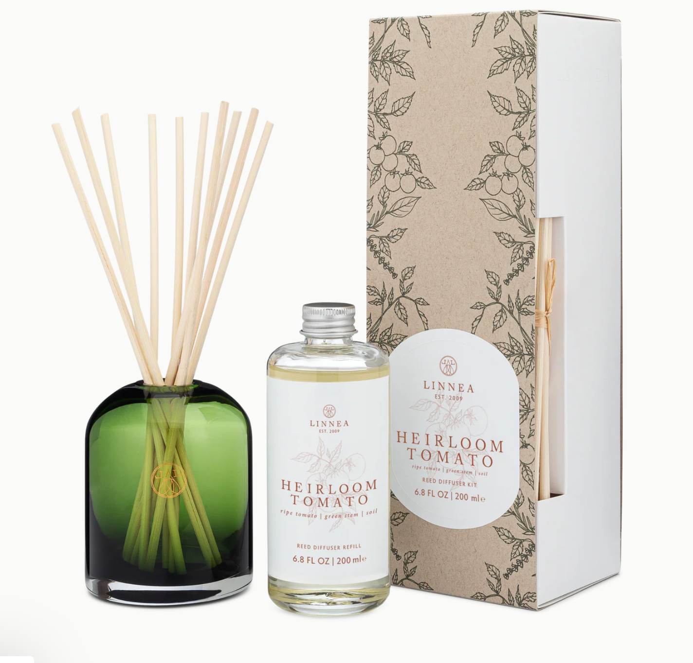 Heirloom Tomato Reed Diffuser Kit