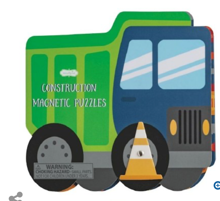 Magnetic Construction Puzzle Book