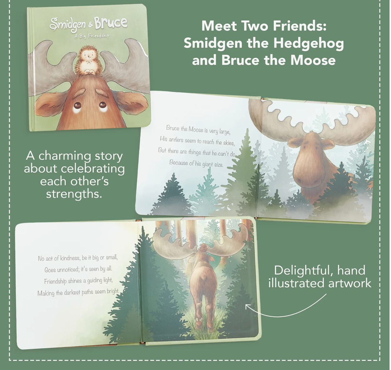 Smidgen & Bruce A Big Friendship Board Book