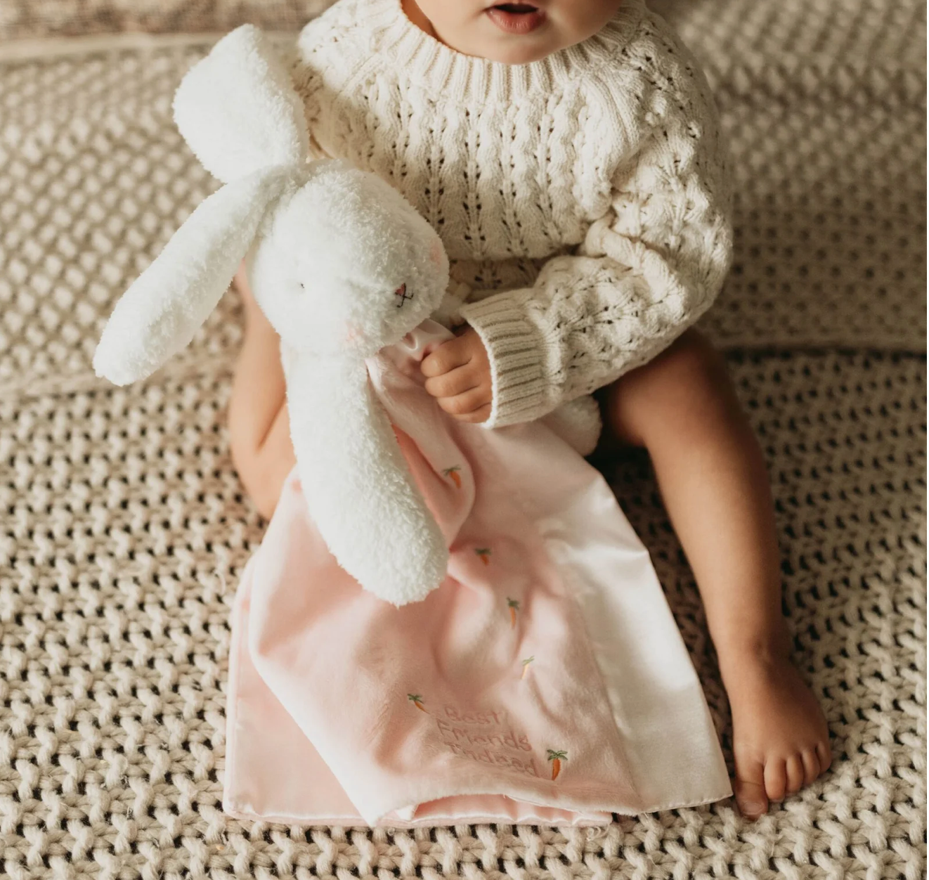 Blossom Bunny Buddy Blanket
