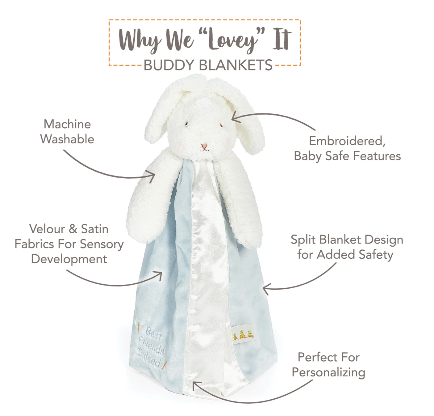 Bud Bunny Buddy Blanket