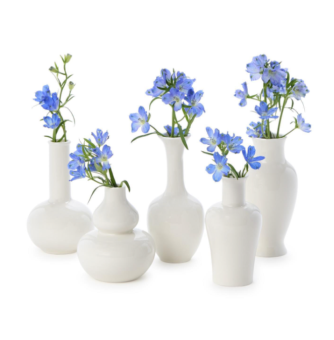White Bud Vase