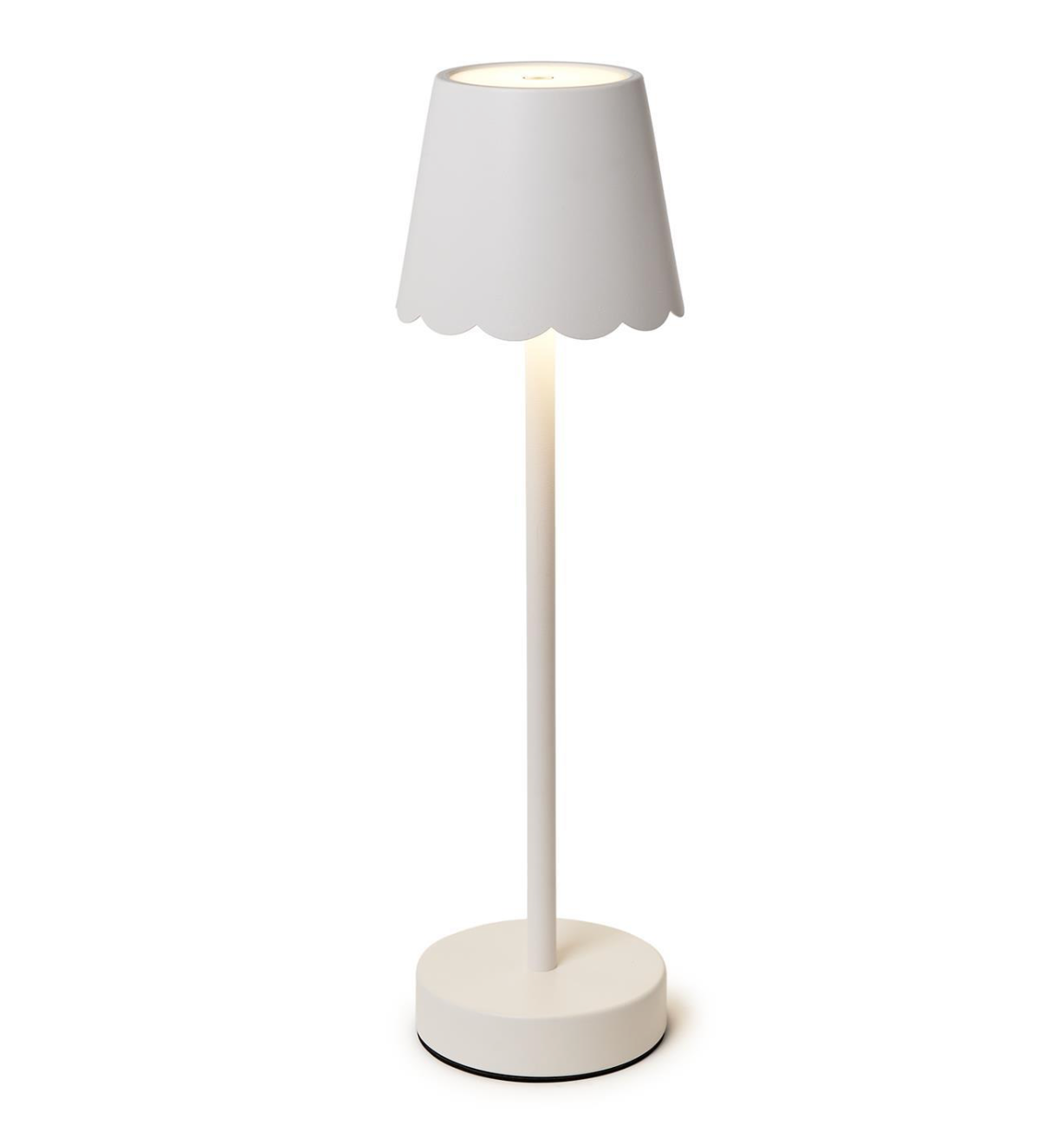 Scalloped  Cordless Lamp